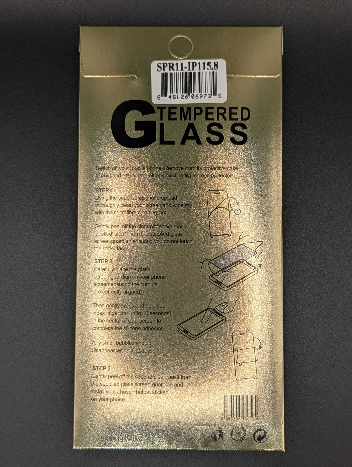 Tempered Glass Screen Protector for iPhone 11 Pro / XS / X - 5.8" (NOT IP11)