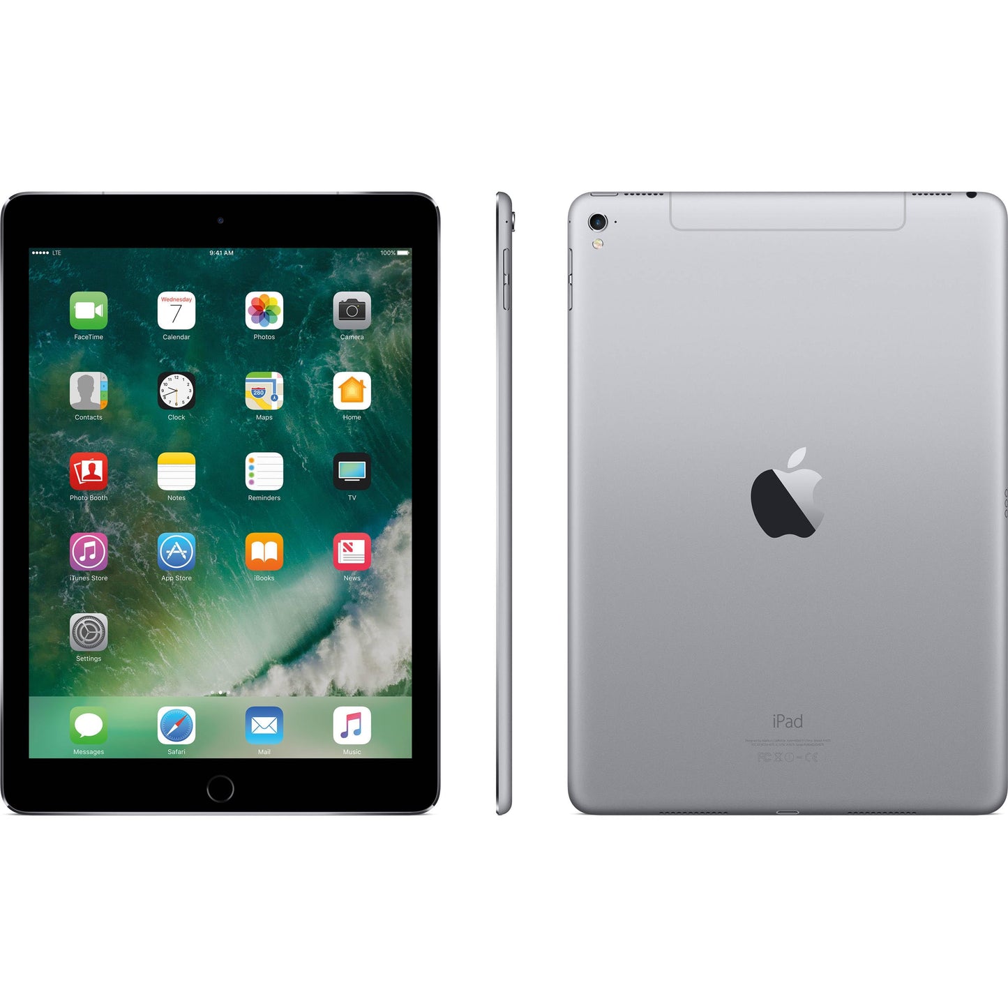 Apple iPad Pro 9.7" 1st Gen (A1674) Wi-Fi+Cellular Unlocked 128GB Space Gray - Very Good