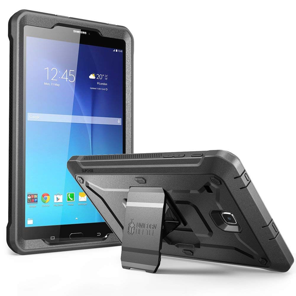 SUPCASE Unicorn Beetle Pro Case for Galaxy Tab E 8.0 (SM-T378/T375/T377) - Black - Used