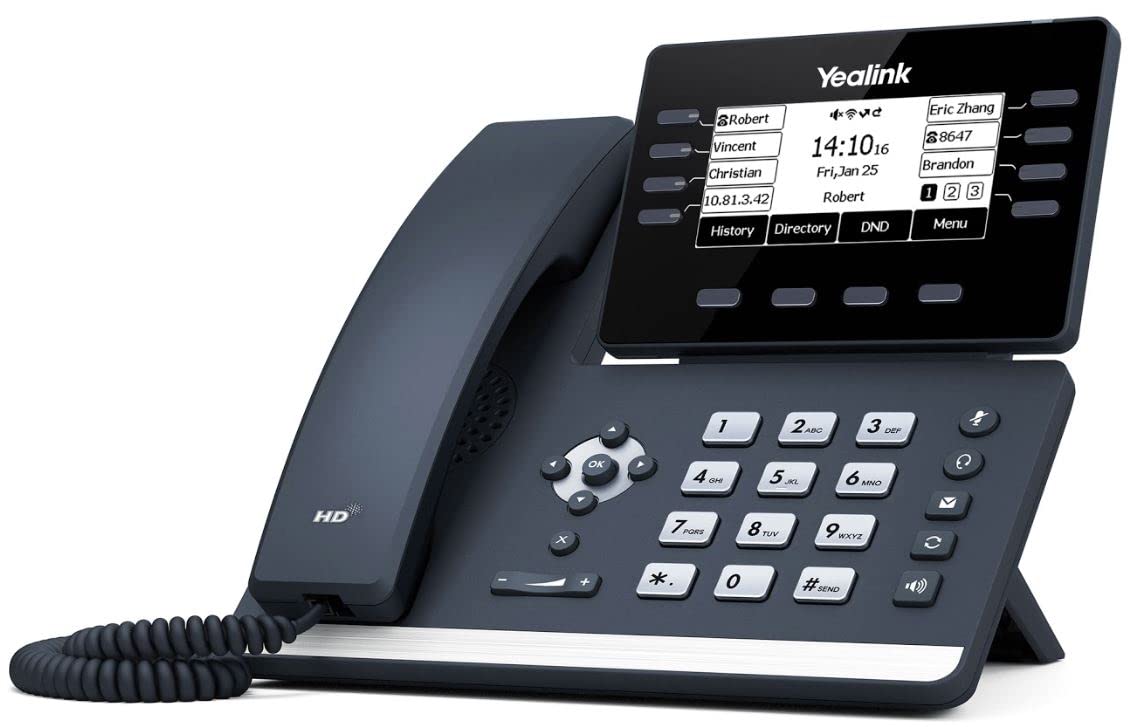 Yealink SIP-T53W Business IP Wifi Phone - Black - Excellent
