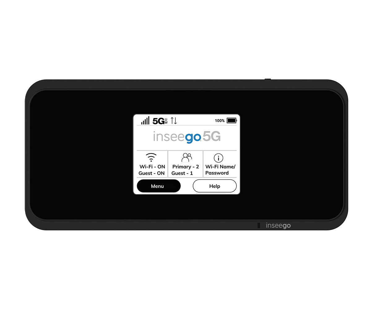 Inseego Mifi M2100 5G Uw Hotspot Black Verizon Locked