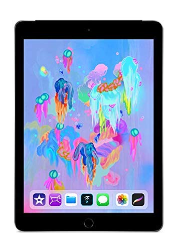 Apple iPad 6th Gen (A1954) Wi-Fi+Cellular Unlocked 128GB Space Gray - Excellent