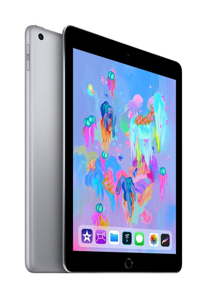 Apple iPad 6th Gen (A1954) Wi-Fi+Cellular Unlocked 128GB Space Gray - Excellent