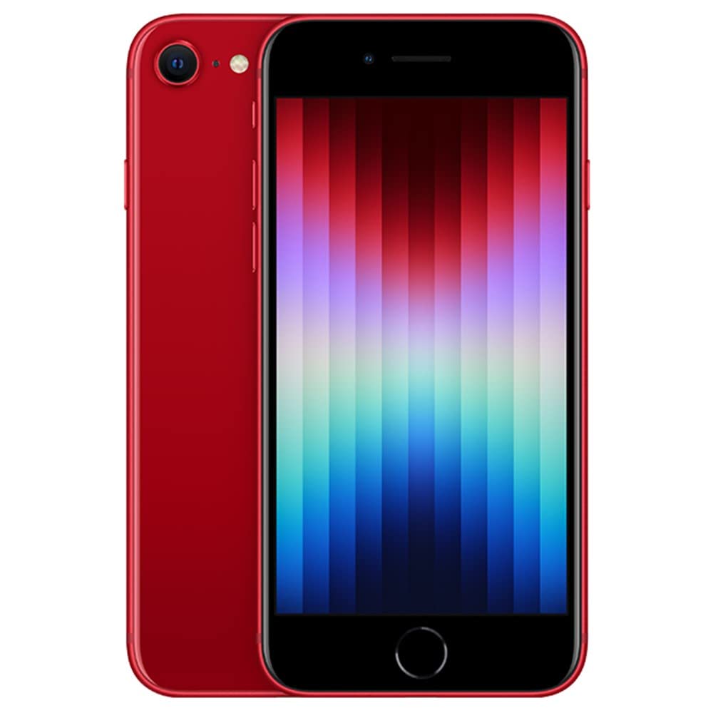Apple iPhone SE (3rd Gen) (A2595) Unlocked 64GB (PRODUCT)RED - Excellent