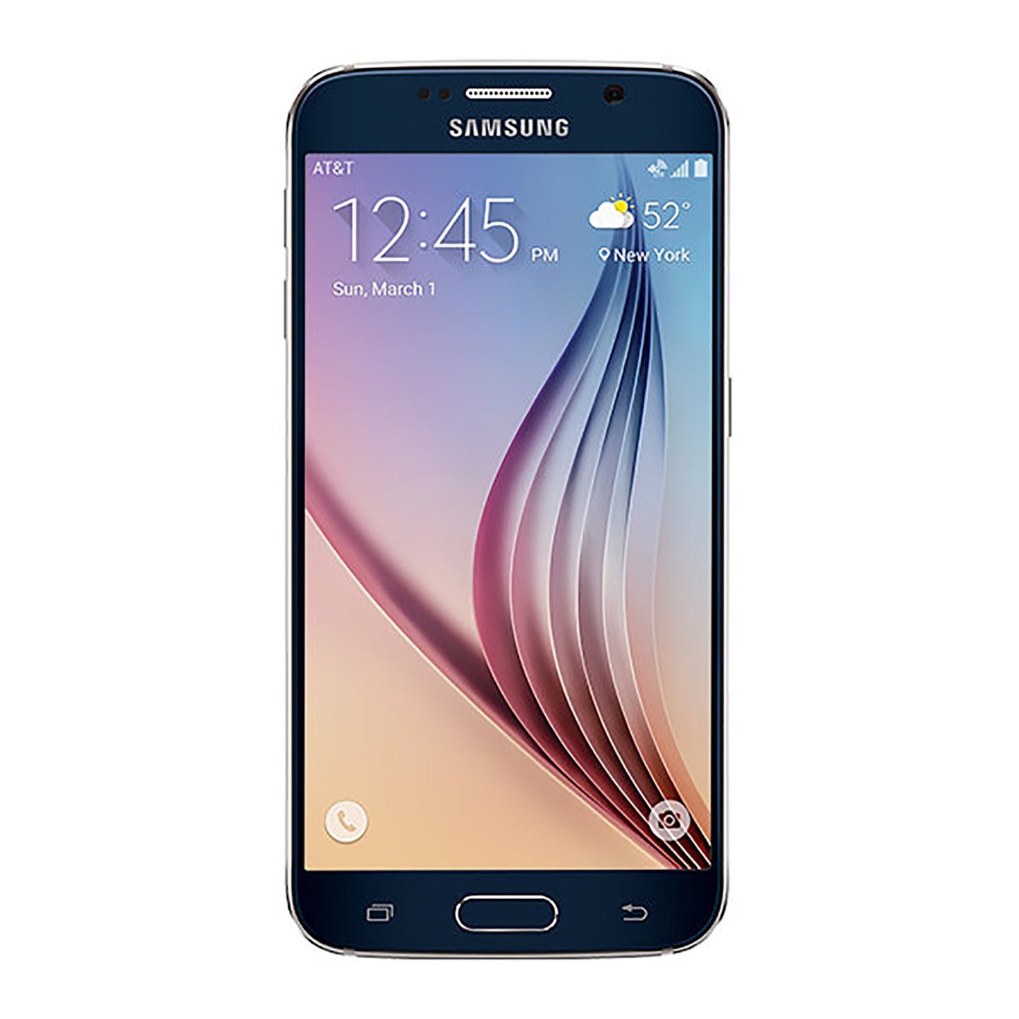 Samsung Galaxy S6 (SM-G920A) AT&T 32GB Black Sapphire - Very Good