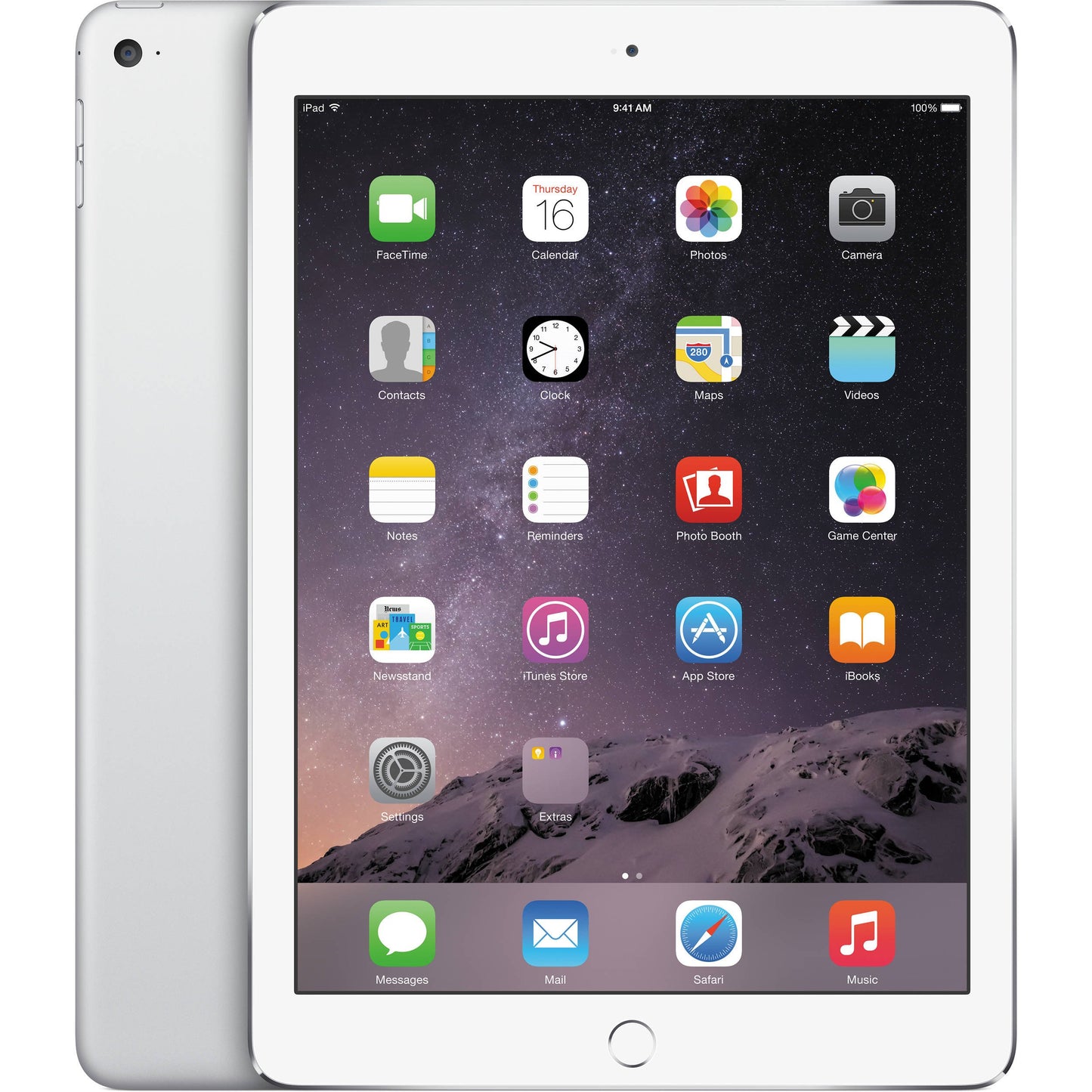 Apple iPad Air 2 (Wi-Fi + Cellular) A1567 - 16GB Silver - Excellent