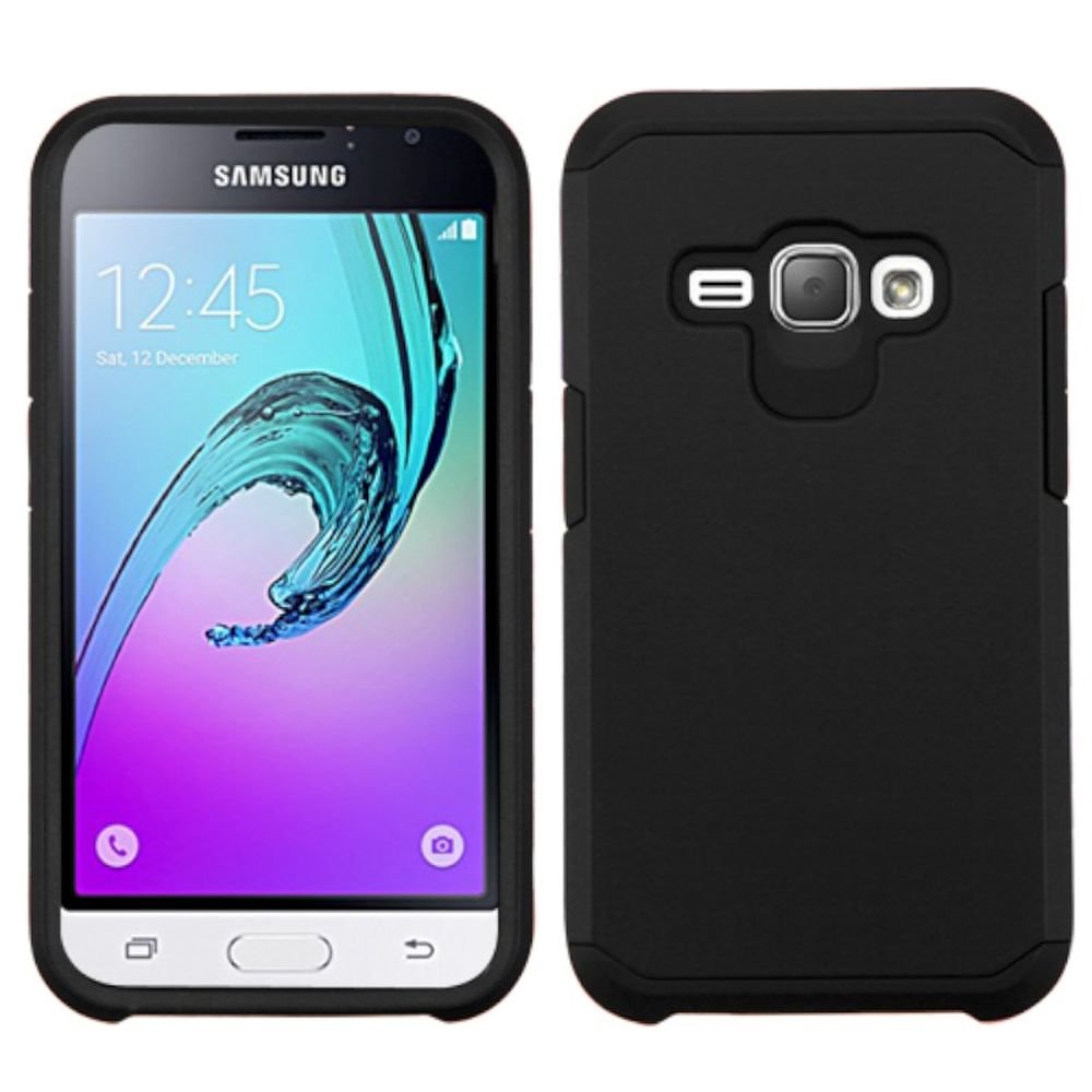 Asmyna Premium Case for Galaxy Amp 2/J1 - Black - Durable Protection