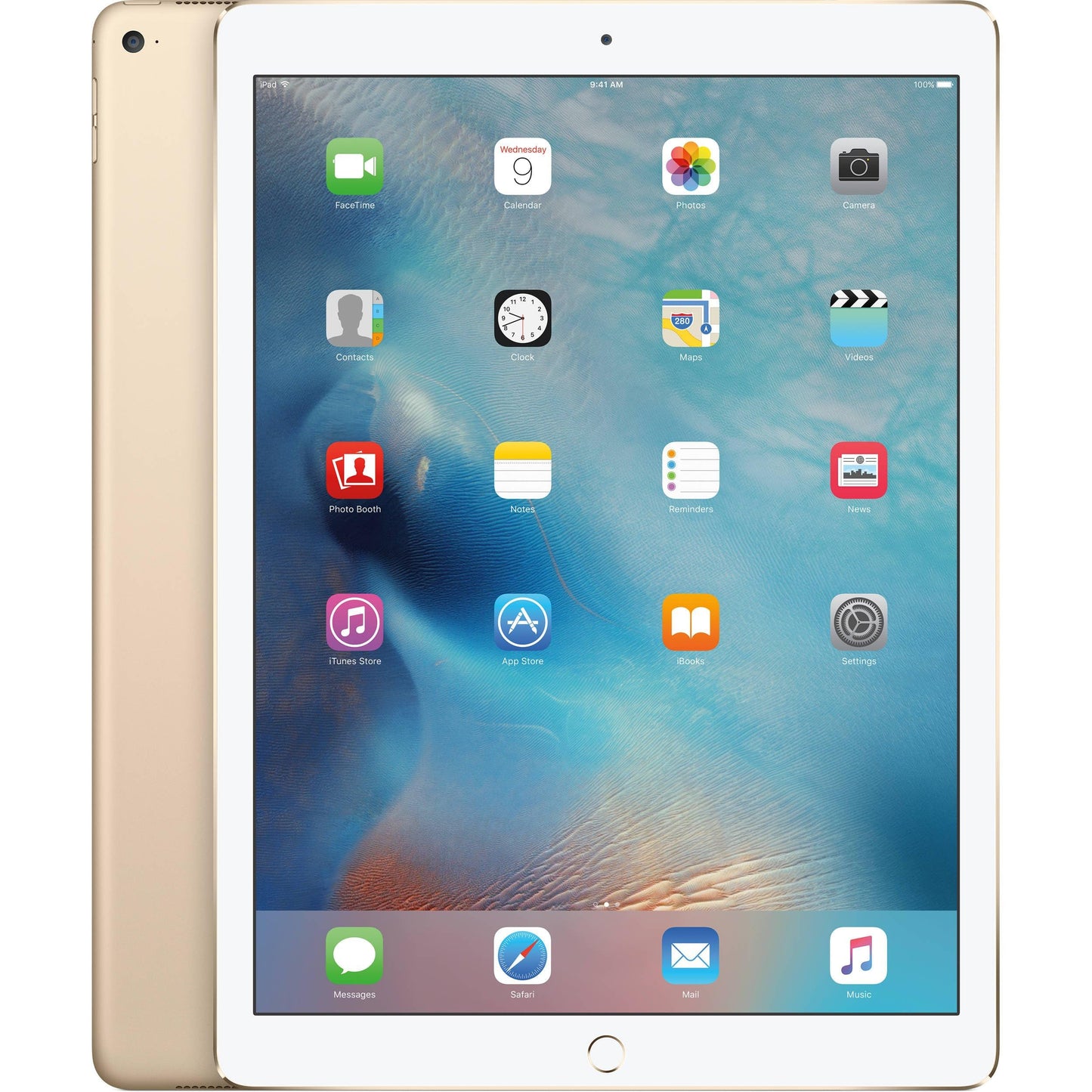 Apple iPad Pro 12.9" 1st Gen (A1652) - 128GB - Gold - WiFi/Cellular - Excellent