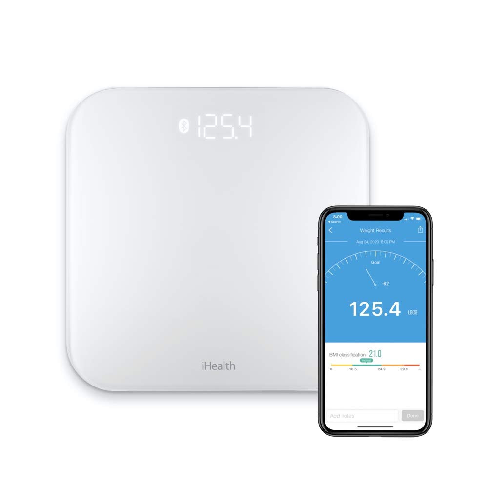 iHealth HS2 Lina Wireless Digital Weight Smart Scale – Bluetooth – New