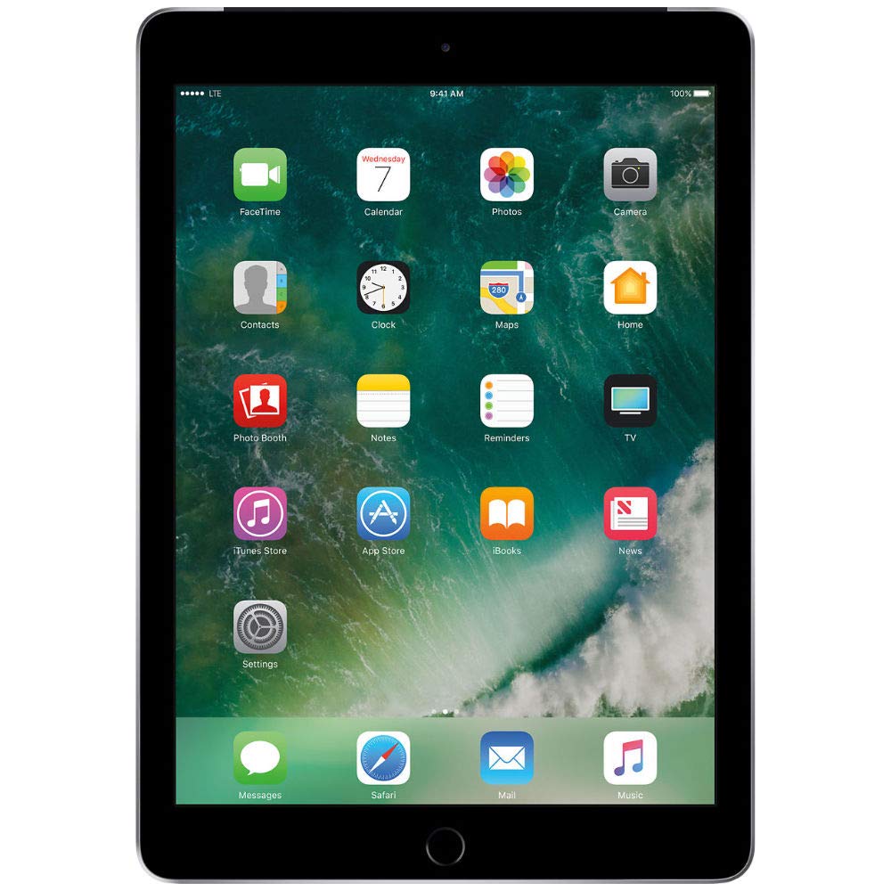 Apple iPad 9.7" 5th Gen (Wi-Fi + Cellular) 32GB Space Gray A1823 - Excellent