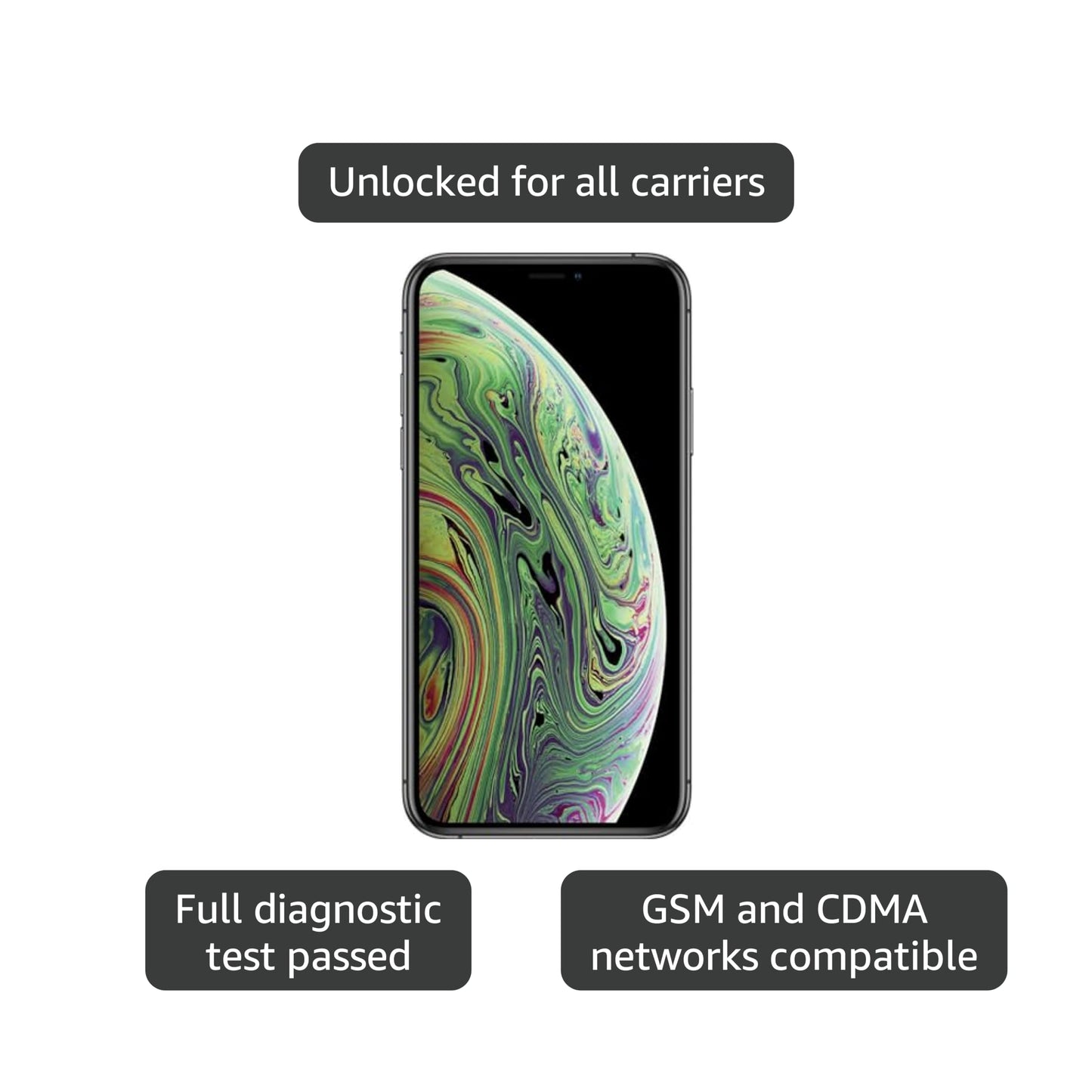 Apple iPhone XS (A1920) AT&T Locked 64GB Space Gray - Very Good
