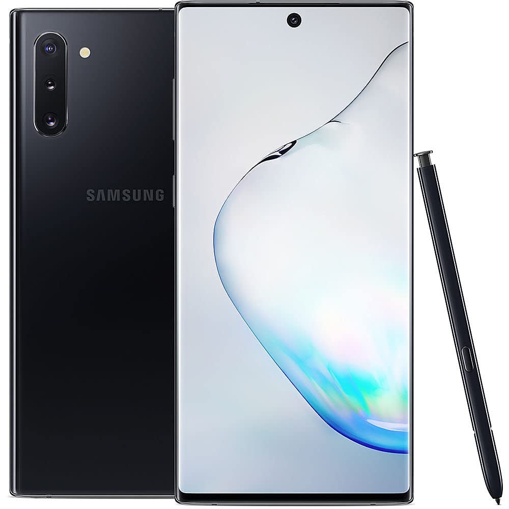 Samsung Galaxy Note 10 (N970U) - GSM/CDMA Unlocked - 256GB - Black - Excellent