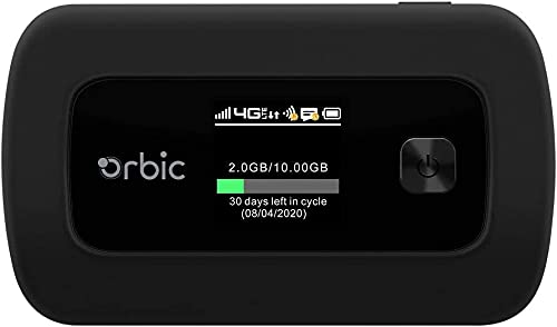 NEW Orbic Speed Hotspot RC400L Verizon Locked Black