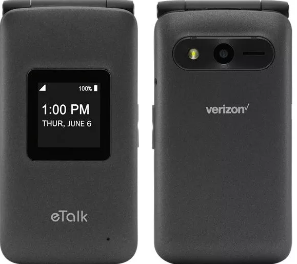 Kazuna eTalk (KAZ-F019) - Verizon Locked - Flip Phone - Excellent